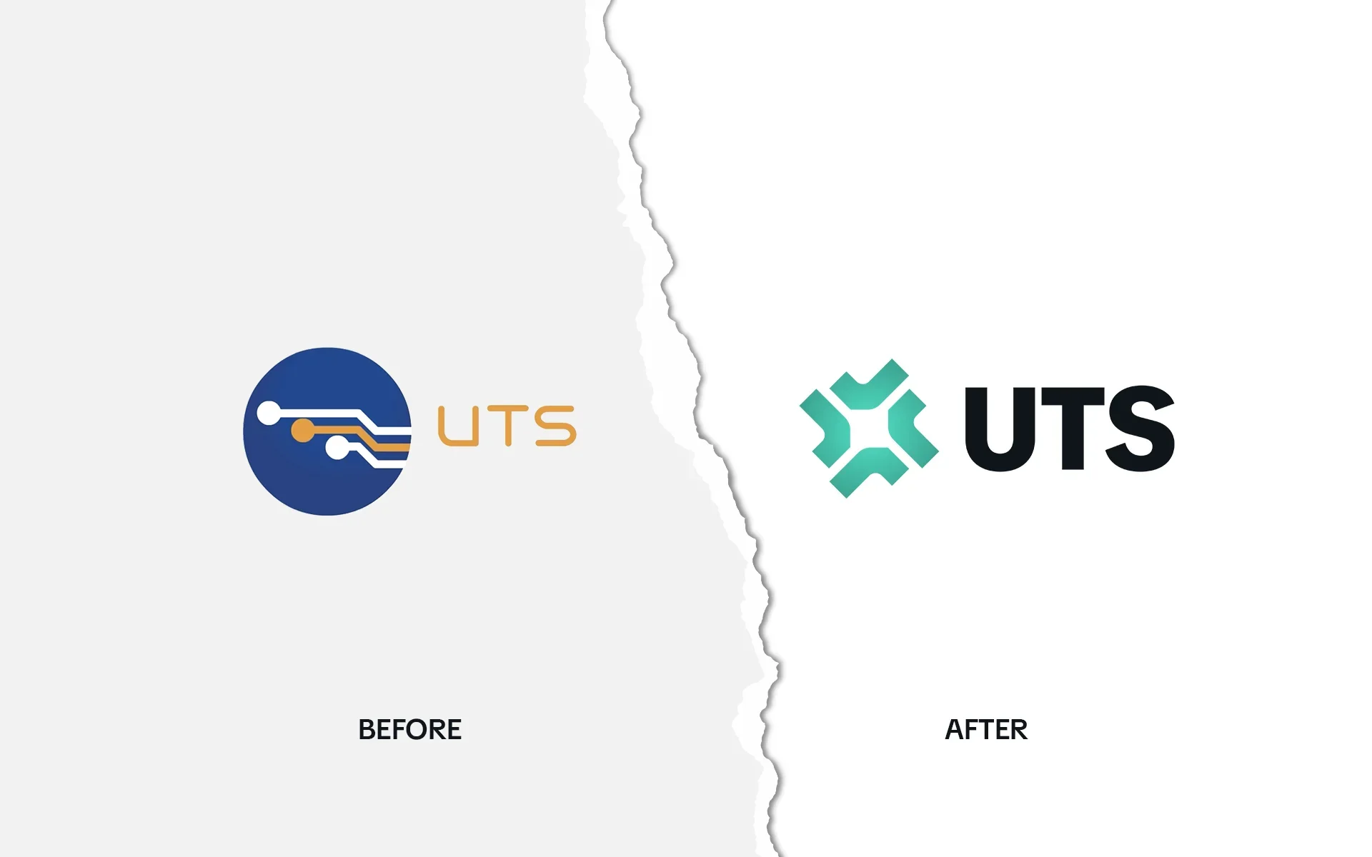 Rebrand or refresh before-and-after brand comparison by Washington, DC agency Design Noon