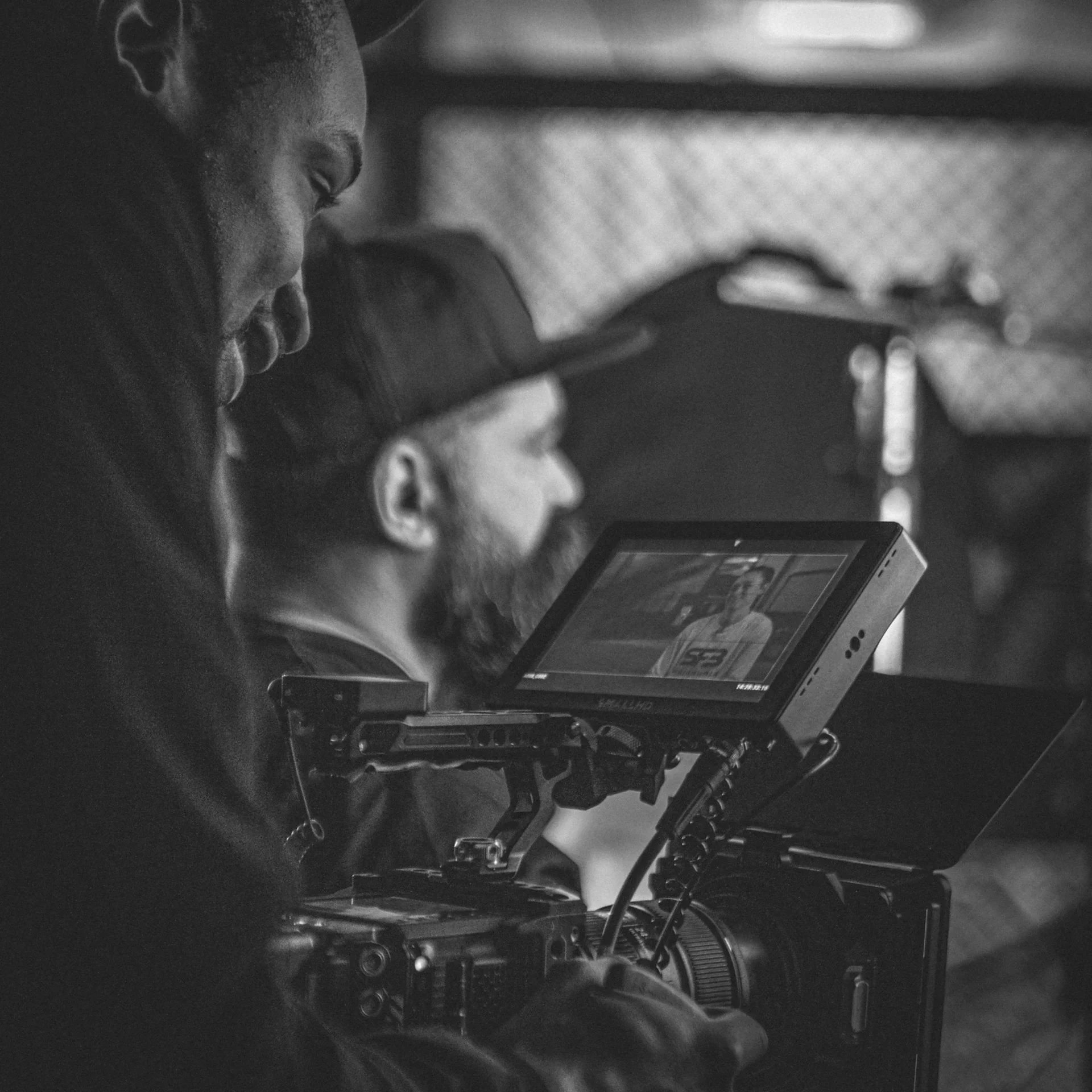 Design Noon film crew executing professional Washington DC video production film making on cinema camera set