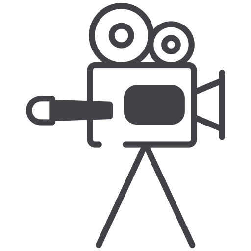film camera dark icon