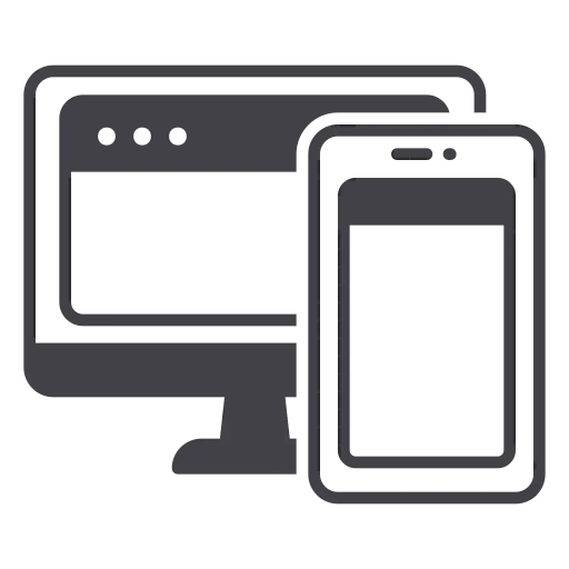responsive web dark icon