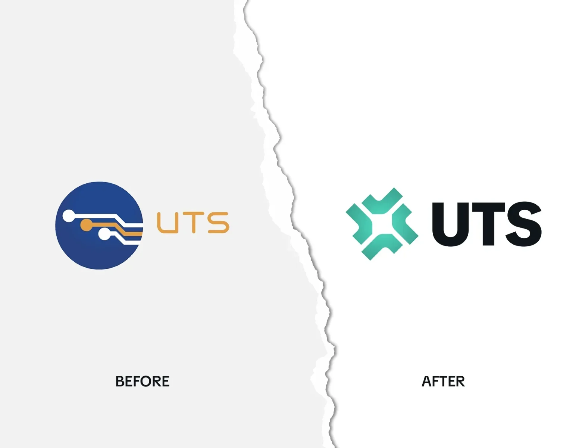 Rebrand or refresh before-and-after brand comparison by Washington, DC agency Design Noon